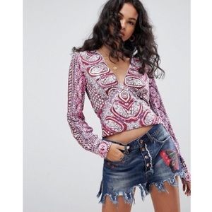 Free People Wild & Free Blouse